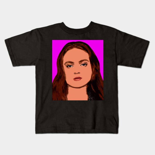 sadie sink Kids T-Shirt by oryan80